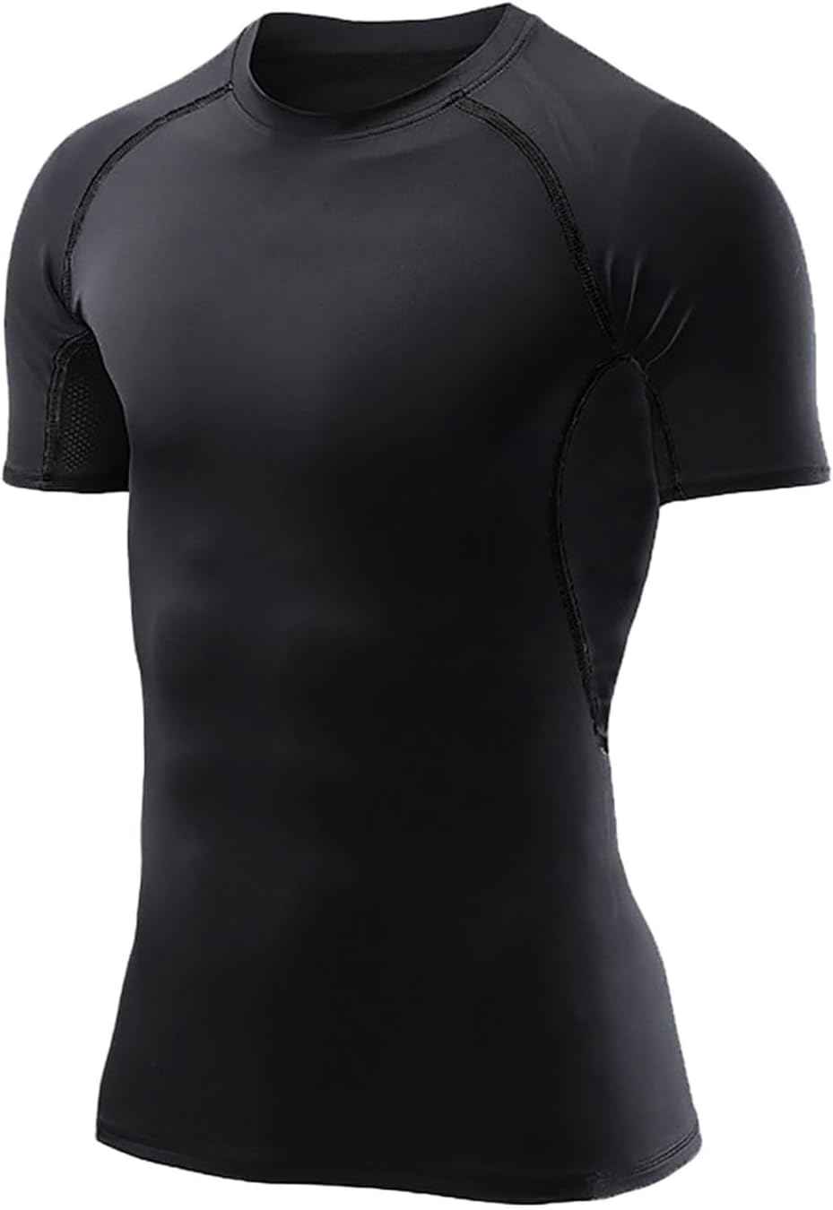 Boys Compression Shirt Kids Quick Drying Workout Shirts Short Sleeve Base Layer Athletic Tops Basketball Gym Running Undershirts Tight Fit Solid Color Training Tshirts