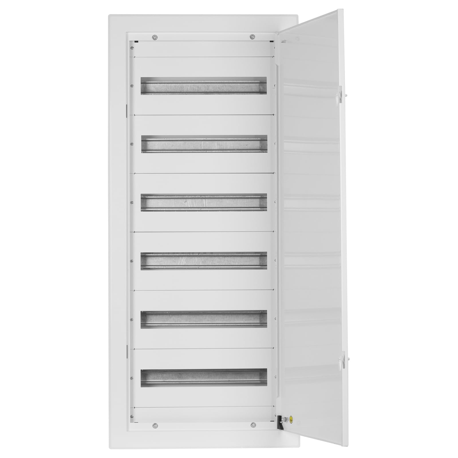Doktorvolt Verteilerkasten Sicherungskasten Aus Metall Verteilerschrank Unterputz Stromverteiler Baustromverteiler 108 Module 6 Reihen IP30 1628