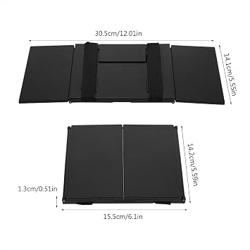 Foldable Makeup Mirror, With Hook and Loop Design for Hoom