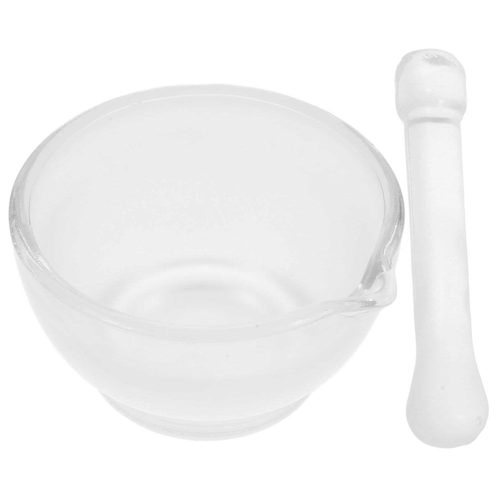 Mortero de vidrio de 80ml multifuncional ideal para moler hierbas en la cocina 8