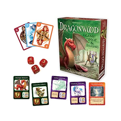 Gamewright Dragonwood A Game of Dice & Daring Board Game Multi-colored, 5" - Thumbnail 2