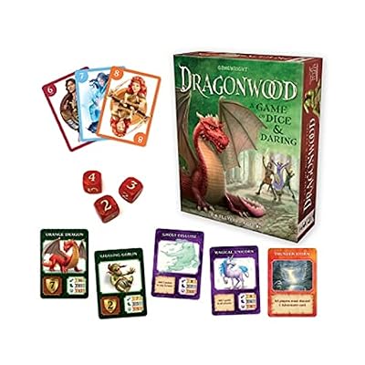 Gamewright Dragonwood A Game of Dice & Daring Board Game Multi-colored, 5