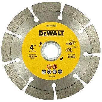 DEWALT DW47402M-IN 4''/110 mm Segmented Diamond Marble Cutting Blade