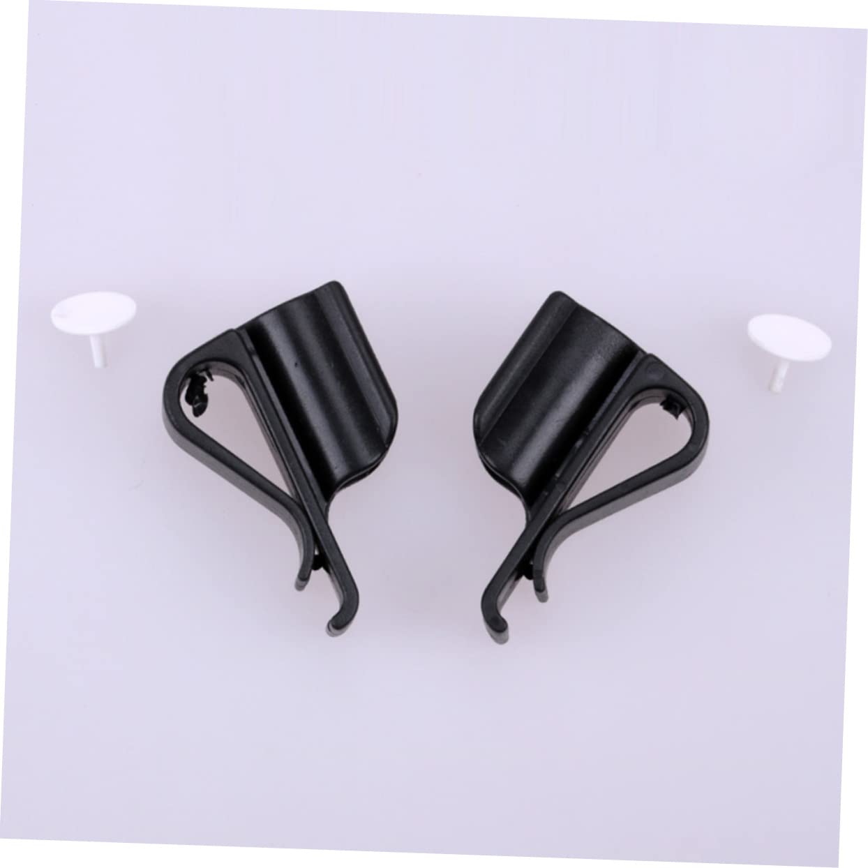 Support de Putter Noir en PP, Lot de 2 Clips pour Golf, Pince de Club Sécurisée, Se Fixe Facilement Paquet, Accessoire de Golf Pratique