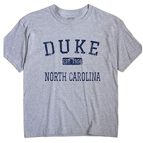 Duke North Carolina T-Shirt EST Large Grey