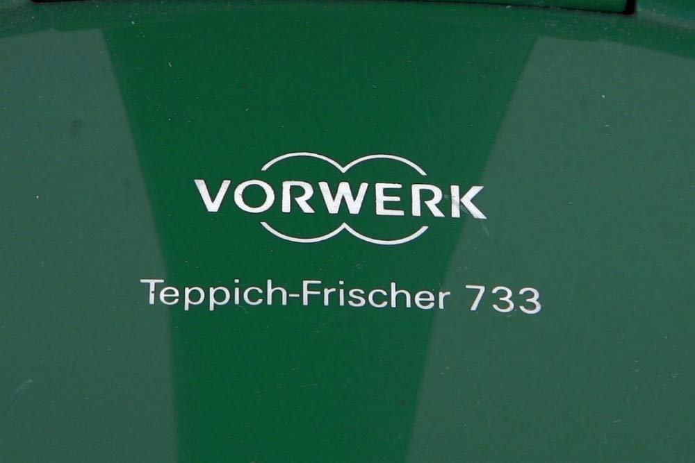 Vorwerk Teppichreiniger Teppichfrischer VTF 733 mit 2 Packungen Reinigungspulver - elektrischer für Kobold VK 120 121 122 130 131 135 136 - Gebraucht mit 3 Jahren Garantie