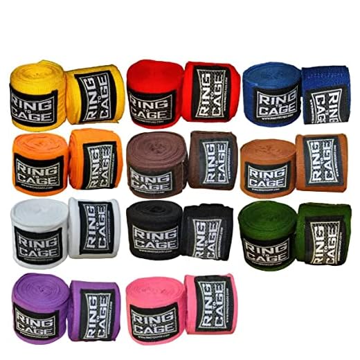 Ring to Cage Mexican Stretch Handwraps 180" - (Pack of 5 Pairs) (Black)