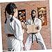POPETPOP Performing Breaking Plank 10pcs Wooden Taekwondo Boards Martial Arts Equipment for Boys and Girls Do Tools