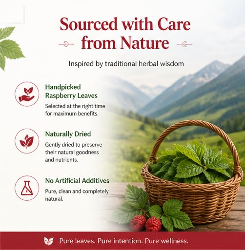 79Degree Raspberry Leaf Tea I Women's Wellness Herbal Infusion I Caffeine Free I Whole Loose Leaf I 60 Gm - 75+ Cups I Premium tinbox 4