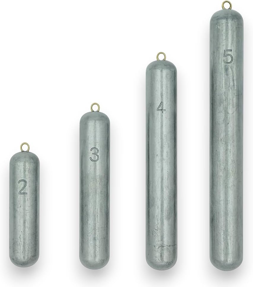 Deep Drop Fishing Lead Weight Sinker, 2lb-5lb Available, Fits in Rodholder, Made in The USA