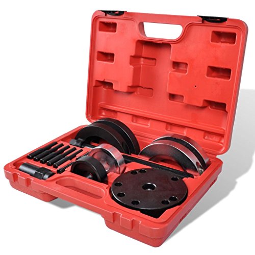 vidaXL Front Wheel Bearing Tools 72mm Spindle Plate Bolt Garage Equipment