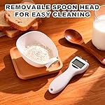 Electronic Measuring Spoon with Conversion,Multi-functional Spoon with Adjustable Scale 800g/0.1g,High Precision with LCD Screen,For Kitchens Cooks Bakers Pet Feeding (1pc) - Image 2
