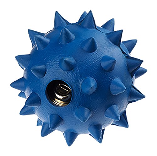 Classic Pet Products Rubber Spike Ball with Bell Small 50 mm Blue