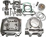 150ccm ZYLINDER KIT ____ + ____ ZYLINDERKOPF KOMPLETT ____ Das Zylinderkit enthält: Zylinder, Zylinderkopf mit Ventilen, Hebel und Nockenwelle, Kolben mit Kolbenringe, Bolzen, Clipse, Dichtungen. ____ Bei diesem Zylinder Kit handelt es sich um ein hochwertiges Ersatzteil. ____