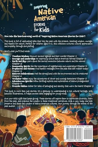 Image of Inspiring Native American Stories for Kids: Captivating Tales of Tradition, Wisdom, and Resilience to Nurture Cultural Appreciation and Empathy (Through Time for Young Readers)