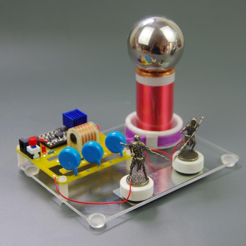 Table Tesla Coil DIY Kits High Voltage SGTC Spark Gap Telsa Coil Science Physic Educational Kits