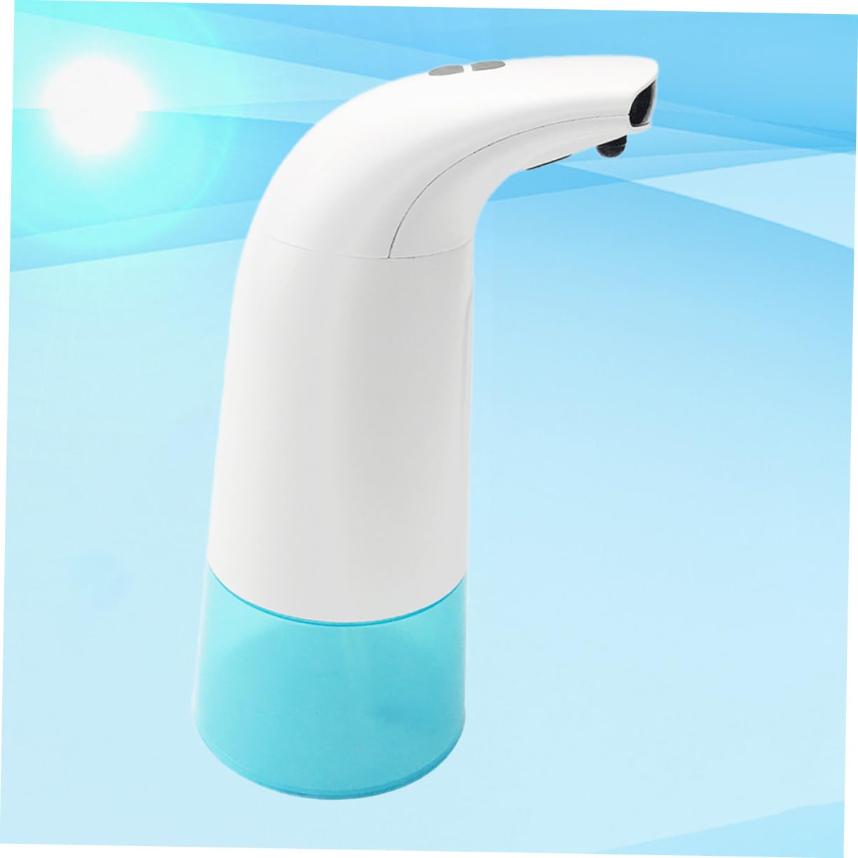 IMIKEYA Distributore Sapone Completamente Automatico Erogatore Sapone Liquido Bianco Per Uso e Professionale Materiale Durevole