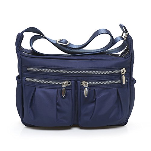 Sac à bandoulière nylon grande capacité multipoche modèle D