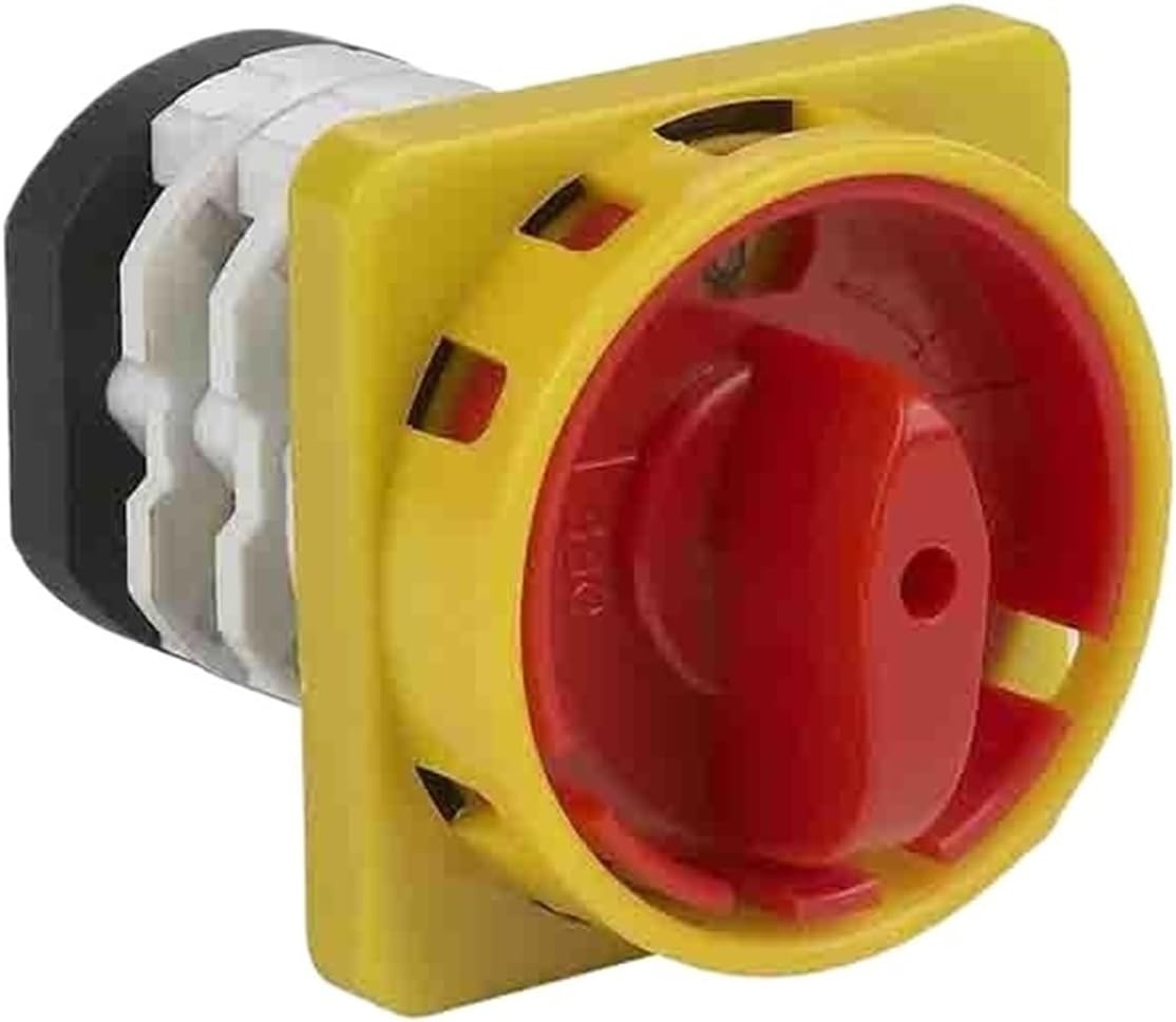 Changeover Rotary Cam Switch Two Position 0-1 Padlock 25A 2 Knots Control Motor Universal Selector YMZ12-25/2GS