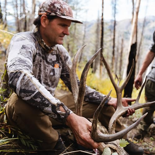 First Lite Men’s Kiln Long Sleeve Crew Shirt - Merino Wool Midweight Camo Hunting Base Layer, Wool Long Johns, Midweight2