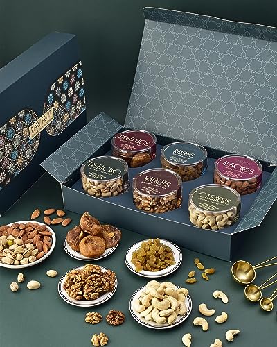 Image of HYPERFOODS Rakhi With Dry Fruits Rakhi For Brother Combo Dry Fruits Combo Pack