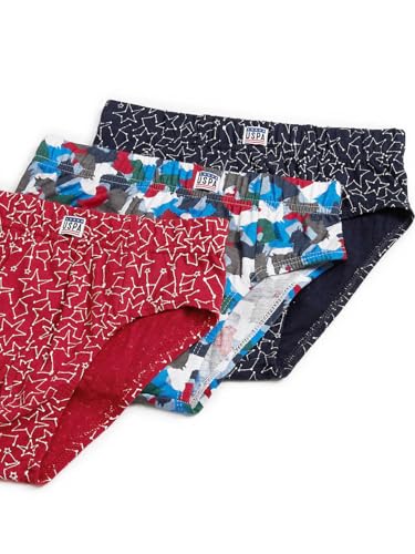 Image of U.S. Polo ASSN. Boys Cotton Briefs (Pack of 3)