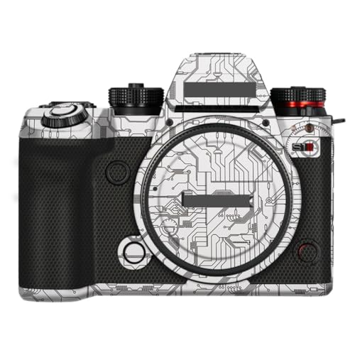 Film de protection vinyle Panasonic Lumix S1II Blanc circuit anti-rayures autocollant pour boîtier