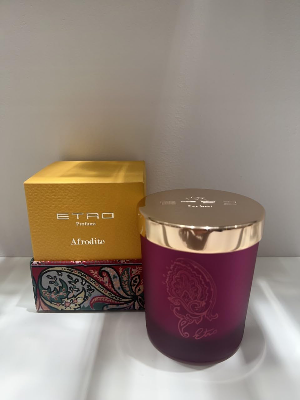 ETRO CANDELA PROFUMATA 170G VASO VETROO T.UNITA TU