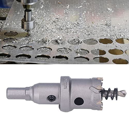 Broca sierra de corona de carburo de 28 mm para metal miniatura 7