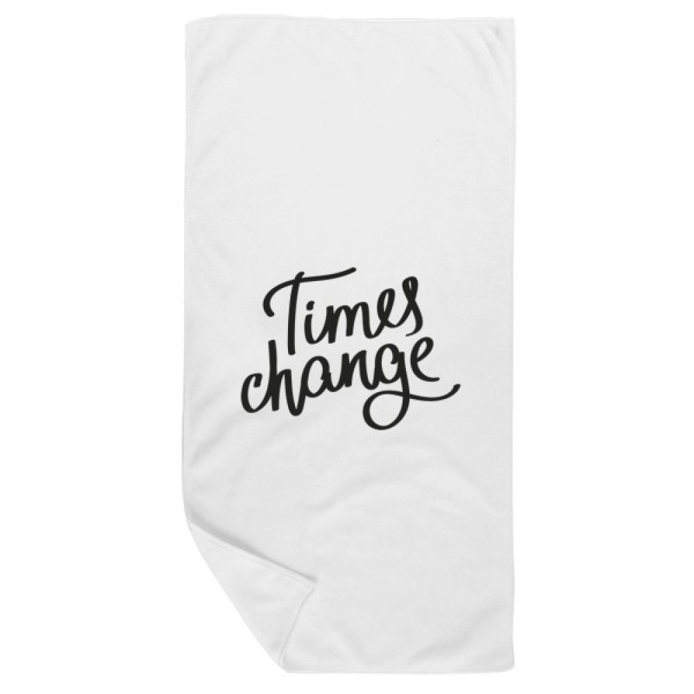 Serviette de bain Les Temps changent 35x70cm : fini les tissus rêches avec ce gant doux
