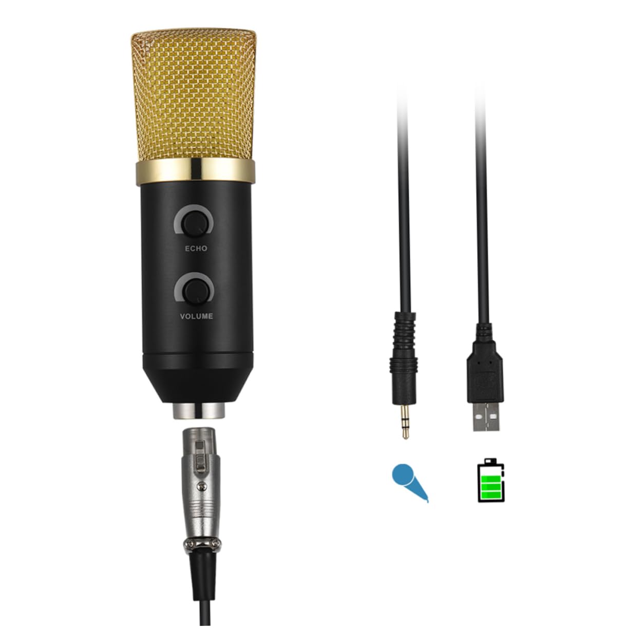 Kondensatormikrofon Mit Stativ Rundfunkmikrofon Für Podcasts Und Webcasts Webcast-mikrofon Mit Echoeffekt Professionelles Mikrofon Für Tonaufnahmen