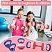 Kasebro Kids Exercise Equipment With 2 Dumbbells and Kettlebell - Adjustable Workout Toy Equipment for Children Pretend Play Exercise - Toddler Beginner Gym & Fitness Family Games for Birthday Gifts