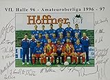  Mannschaftskarte VfL Halle 96. Amateuroberliga 1996/97.