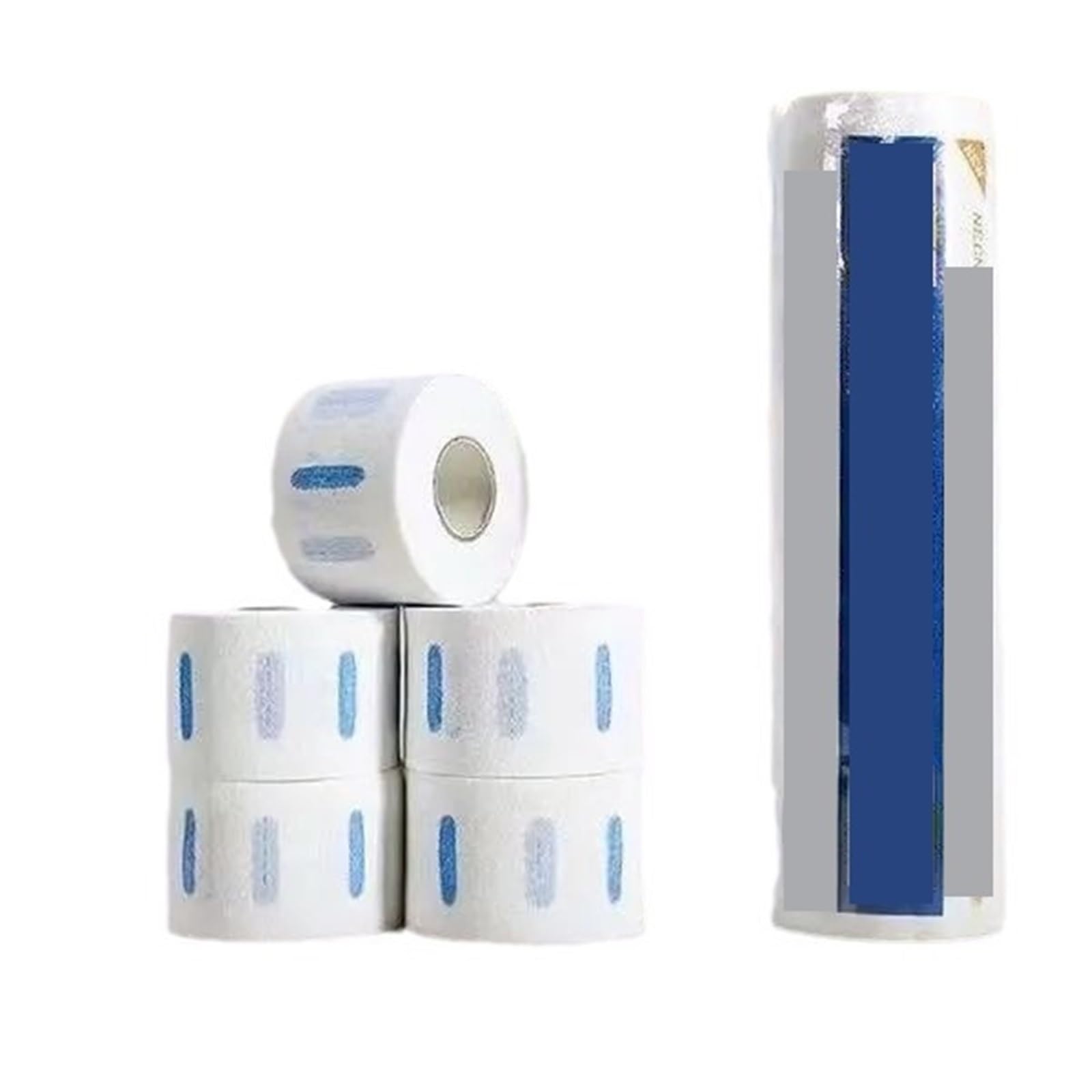 Papel De Cuello Blanco for Peluquería para corte de cabello | 1 rollo * 100 tiras (total 100 tiras)(20Rollls)