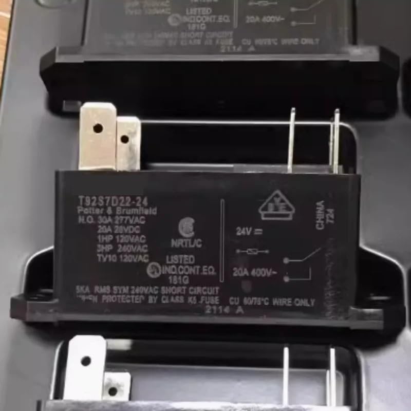 Relé 24VDC 30A con formato bulk industrial y 6 pines pull-out