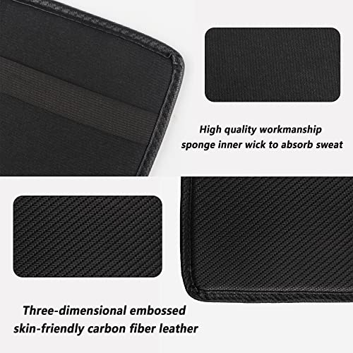 Nhhc Car Center Console Pad,Carbon Fiberleather Center Console Cushion Pad,Waterproof Car Armrest Cover Protector For Most Vehicle, Suv, Truck, Car #TOP4
