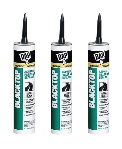 Dap 27065 Blacktop - Llenador y sellador de asfalto de 10.1 onzas, paquete de 3