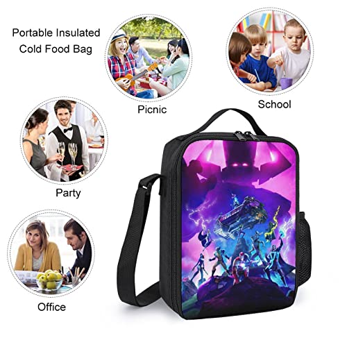 Uqesjik 3Pcs Backpack Lunch Box Pencil Case Lightweight Bookbag Game Casual Shoulder Bags 17 Inch Laptop Backpacks Daypack #TOP5