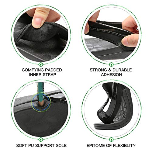 MEGNYA Comfortable Walking Flip Flops for Womens, Orthopedic Walking Sandals with Arch Support, Flat Feet Pain Relief Sandals for Beach, Summer, Pool4