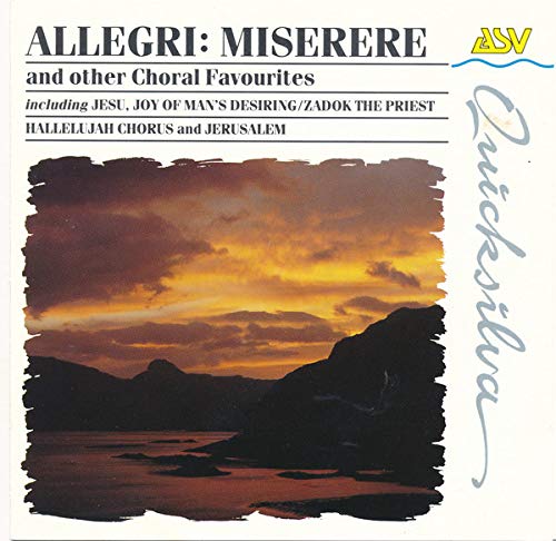 Miserere Choral Works [Audio CD]