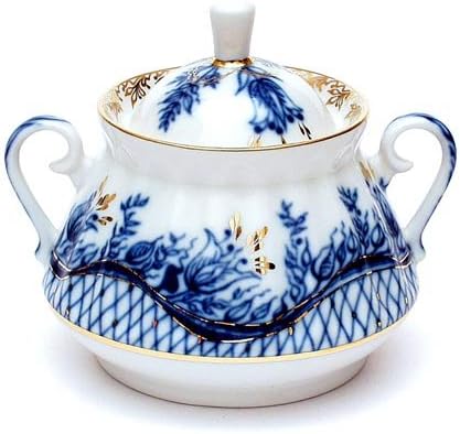 Lomonosov Porcelain Sugar Bowl Tenderness 10 ounces/300 milliliters