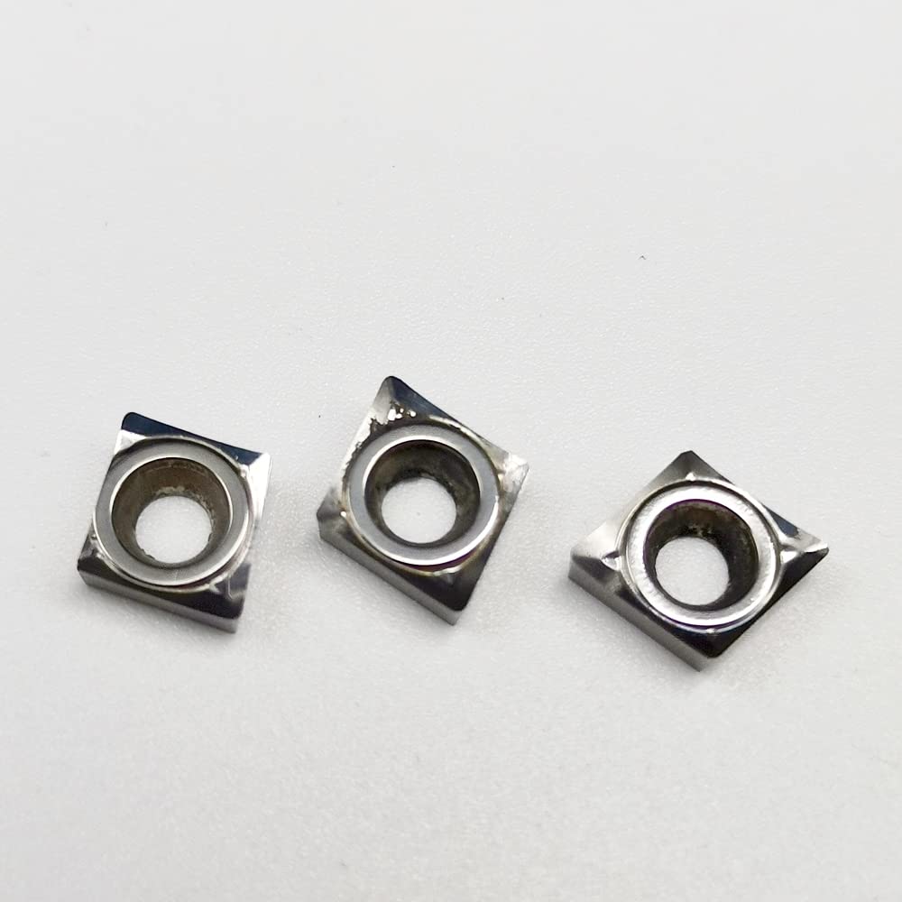 CNC CCGT 060202 Cortador de Torno Insertos externos de carburo CCGT060202-AK HO1 Herramienta de torneado de Fresa de Acero Inoxidable