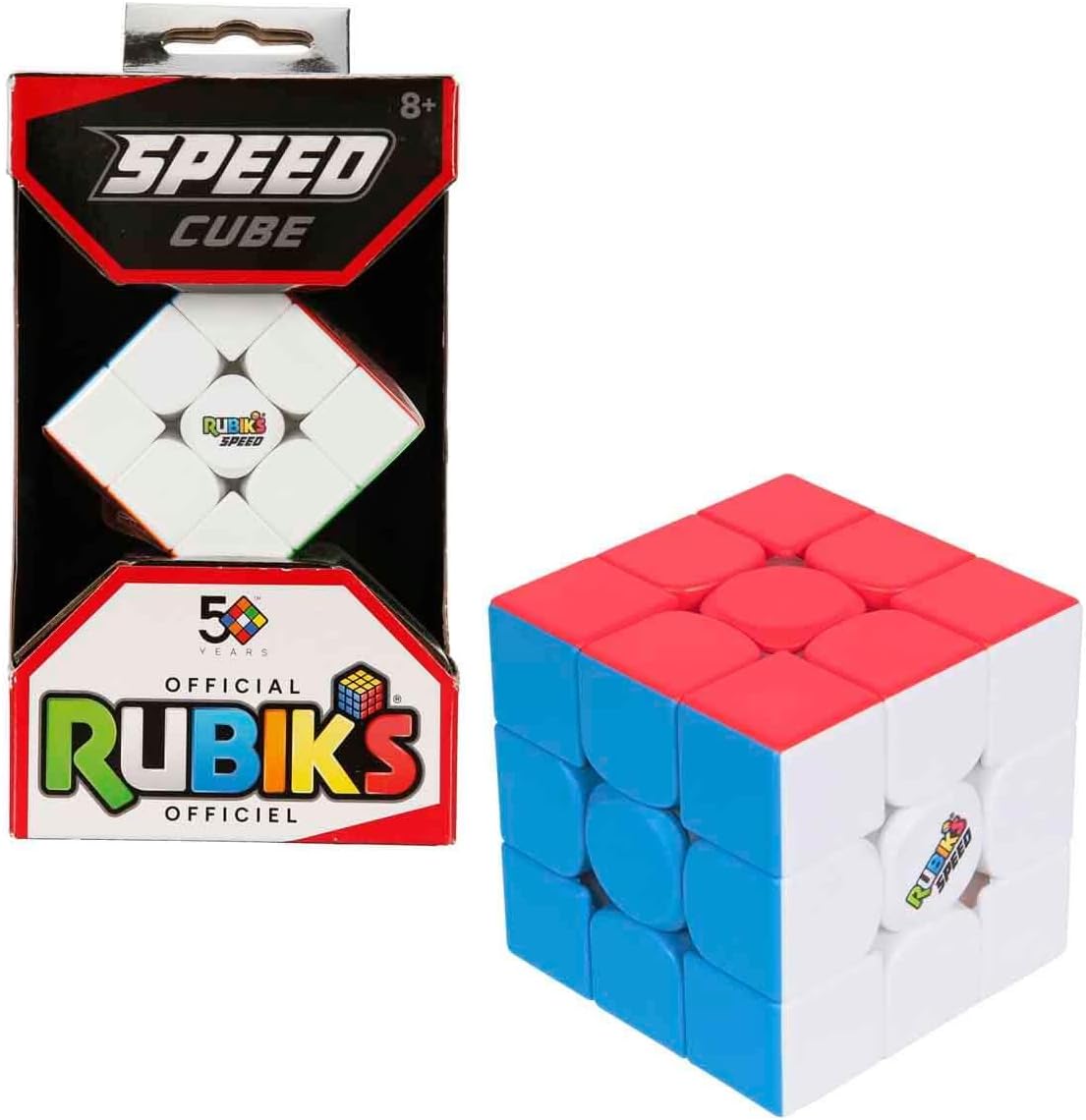 Rubik's - Speed Cube 3x3  original Ultra-leichtgängiger Zauberwürfel mit Magneten  hochwertige Verarbeitung für Einsteiger und Speedcubing-Profis  ab 8 Jahren