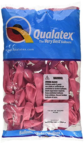 Qualatex 43600 Rose Latex Balloons, 5