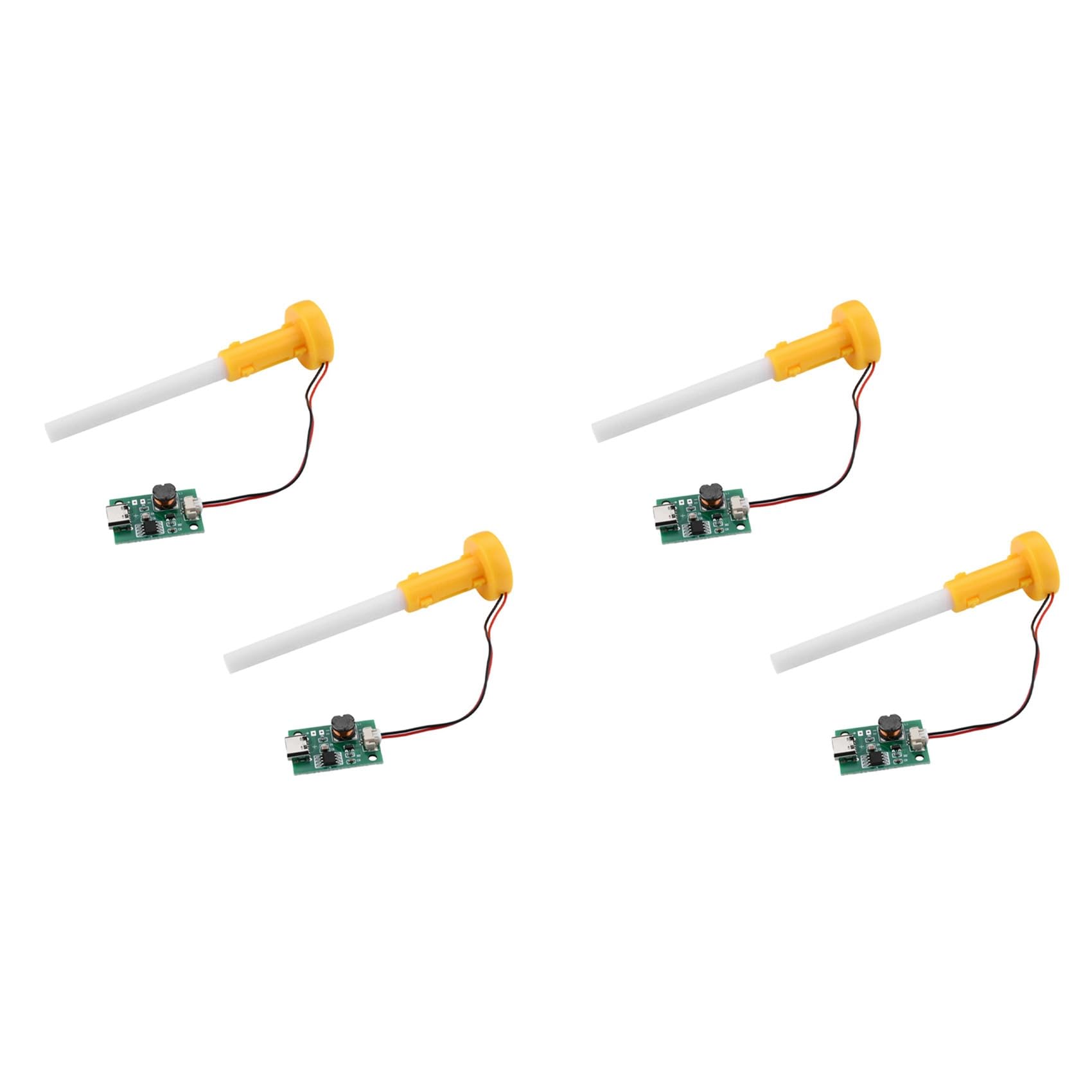 Hndhbfgrt 4X DC5V Single Non-Switched Atomization Humidification Module DIY Ultrasonic Atomizer TYPE-C