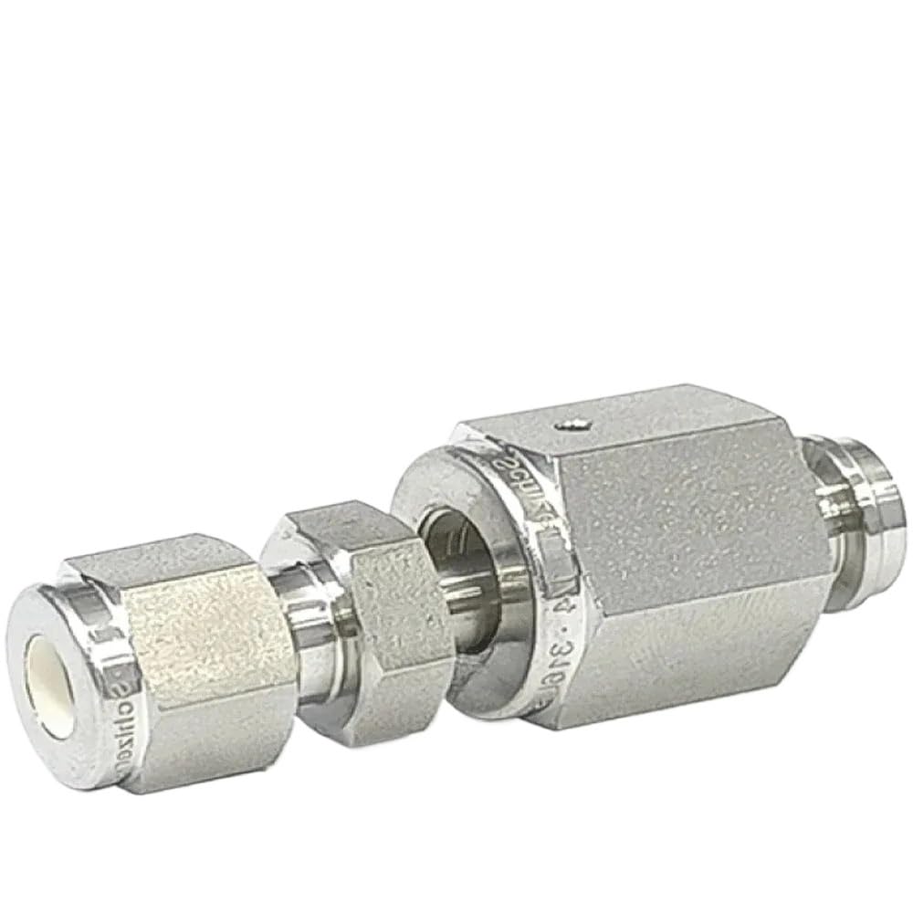 Interfejs magnetowidu ze stali nierdzewnej 316L do łącznika rurowego z podwójną tulejką 0,003175-0,0127 m średnica zewnętrzna rury(1l2 Inch VCR x 3l8 I)