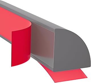 Flexible Quarter Round Molding, Double-Sided Peel and Stick Rubber Trim Molding(Gray)