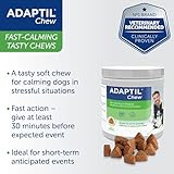 ADAPTIL Chew Anti-Stress-Leckerlis für Hunde, natürlich, köstlich, gegen Angst, 30 Stück