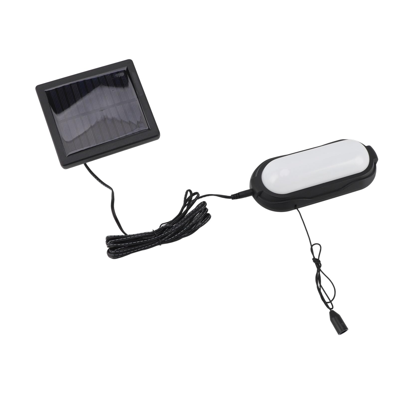 Luci Solari per Interni, Lampadario Solare per Esterni, Capannone Solare, Luce Bianca, Impermeabile, Interruttore a Tirante per Garage, Gazebo, Capannoni, Campeggi, Cortili