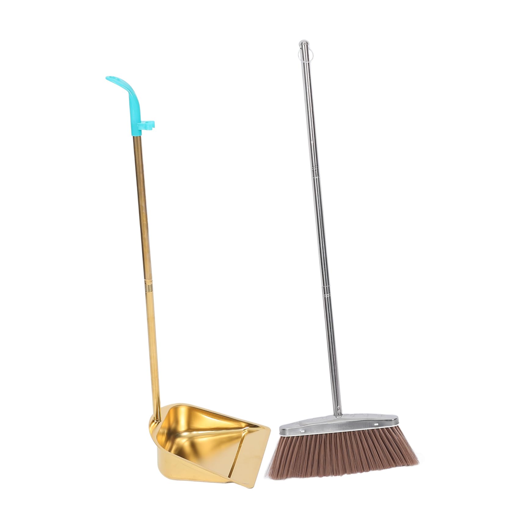 BESTOYARD Set Scopina e Paletta in Acciaio Inox Oro, Robusto